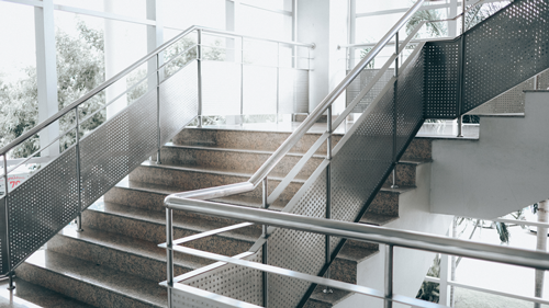 escaliers et rampes métalliques
